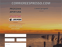 Tablet Screenshot of corriereespresso.com